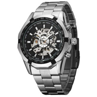 Механічний годинник з автопідзаводом Winner Timi Silver