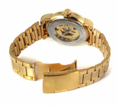 Механические часы Forsining Skeleton (gold)