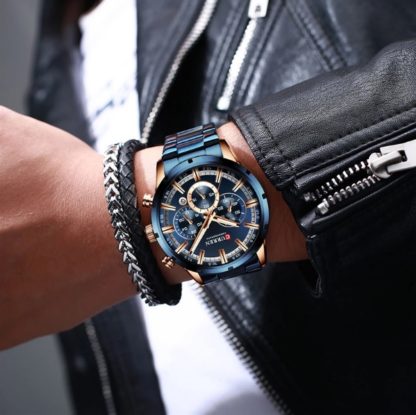 Мужские часы Curren 8355 (blue)