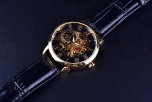 Механічний годинник Forsining Rich (black-gold)