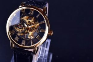 Механічний годинник Forsining Rich (black-gold)