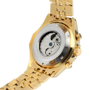 Механічний годинник з автопідзаводом Jaragar (gold-black)