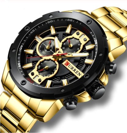 Мужские часы Curren 8336 (gold-black)