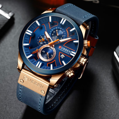 Мужские часы Curren 8346 (blue)