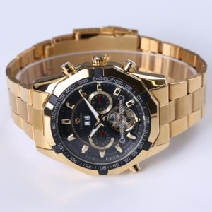 Механічний годинник з автопідзаводом FORSINING TEXAS (gold-black)