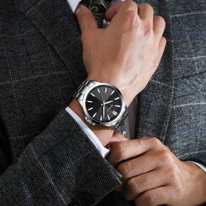 Чоловічий годинник Curren (silver-black)