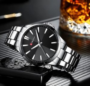 Чоловічий годинник Curren (silver-black)