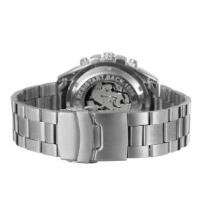 Механічний годинник з автопідзаводом Forsining Skeleton (silver)