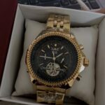 Механічний годинник з автопідзаводом Jaragar (gold-black)