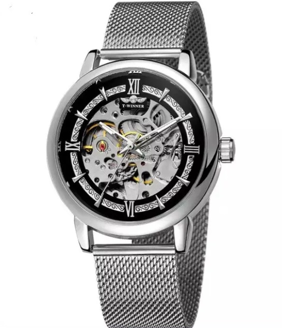 Механічний годинник T-Winner Skeleton (silver) Механічний годинник T-Winner Skeleton (silver)