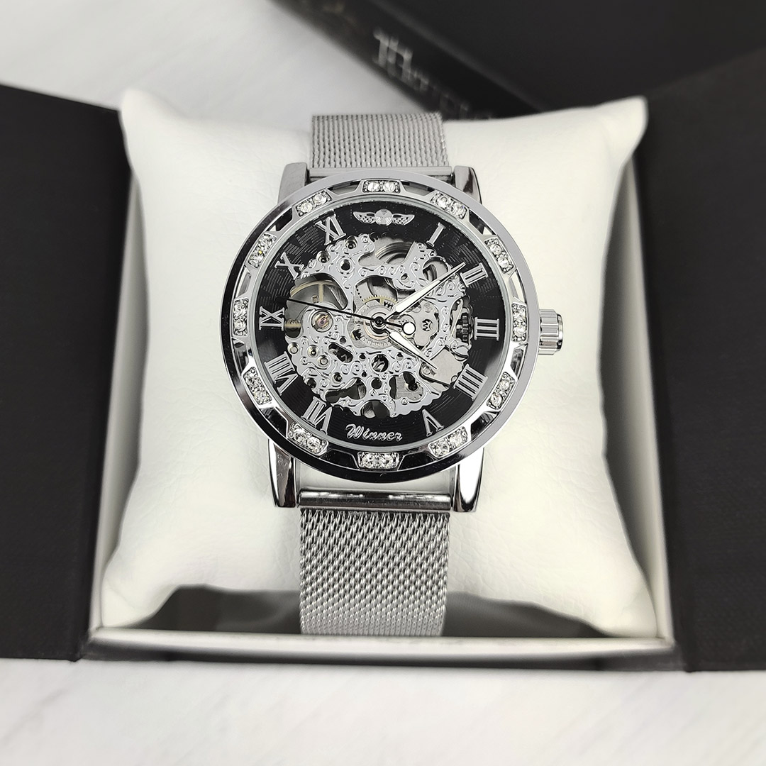 Механічний годинник Winner Diamonds (silver) Механічний годинник Winner Diamonds (silver)