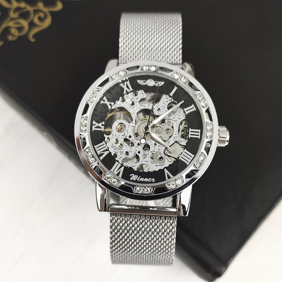 Механічний годинник Winner Diamonds (silver) Механічний годинник Winner Diamonds (silver)