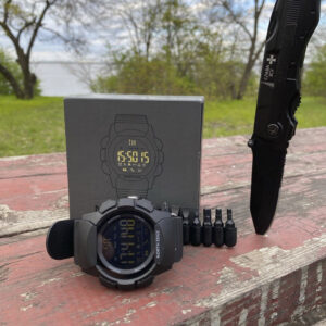 Тактичний набір North Edge 2в1 (годинник + мультитул)