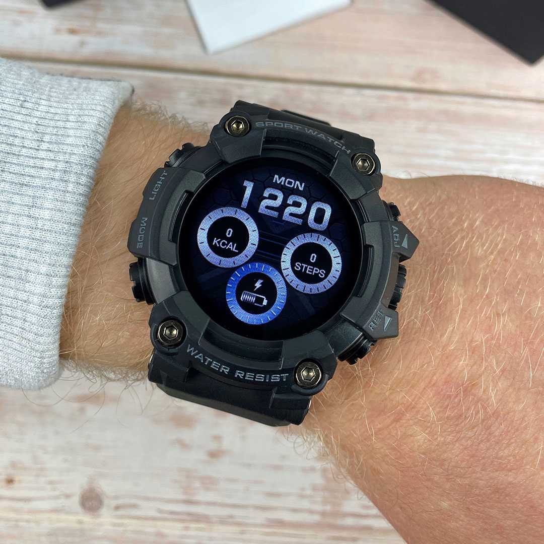 Захищений смарт годинник Lemfo Protect (black) Захищений смарт годинник Lemfo Protect (black)