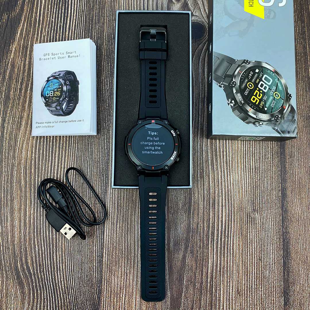 Смарт годинник Lemfo K37GPS (black) Смарт годинник Lemfo K37GPS (black)