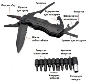 Мультитул ніж Слава ЗСУ