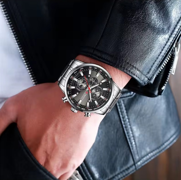Чоловічий годинник Curren (silver-black) Чоловічий годинник Curren (silver-black)