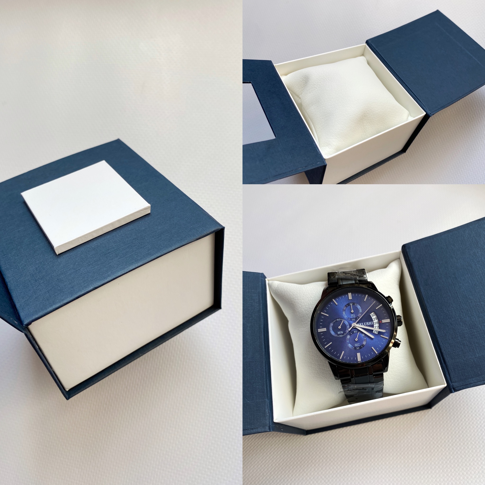 Подарункова коробка для годинника (blue) Подарункова коробка для годинника (blue)