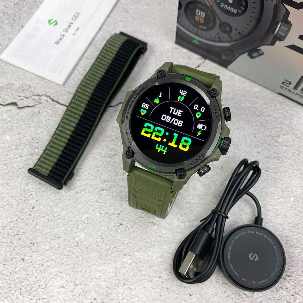 Смарт годинник Black Shark GS3 (Green) Смарт годинник Black Shark GS3 (Green)